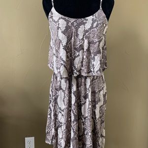 H&M snake print sundress
